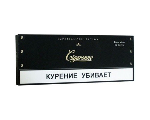 Купить Cigaronne Royal Slims XL Black по оптовой цене