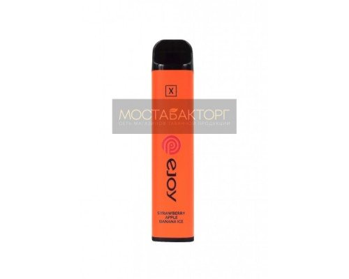Купить Электронная сигарета Ejoy X Клубника Яблоко Банан Лёд на 1600 затяжек по оптовой цене