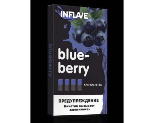 Купить Картриджи Feel the Flavor Blueberry (Inflave Juul Черника) по оптовой цене