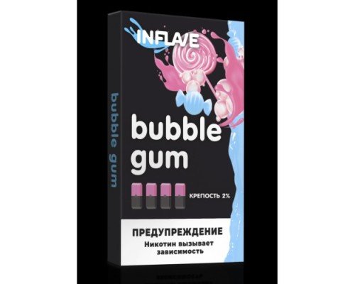 Купить Картриджи Feel the Flavor Bubble Gum (Inflave Juul Жвачка) по оптовой цене